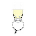 Lente mini gonio 4 specchi  Anello grande