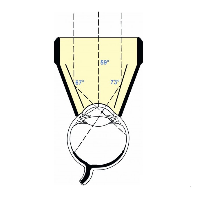 Lente 3 specchi Laser 20mm c/flangia