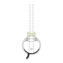 Lente pediatrica biconcava 92D Vitrectomia