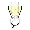 Lente 3 specchi Universale Laser