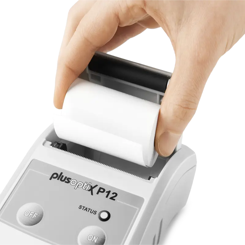 Etichette autoadesive per Plusoptix P12 10pz