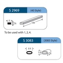 SET banda di cerchiaggio con sleeve (S2969 + S3083) 5pz