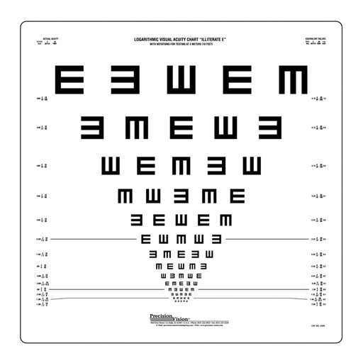 [50.032.44] Etdrs E Albini - 4 Metri