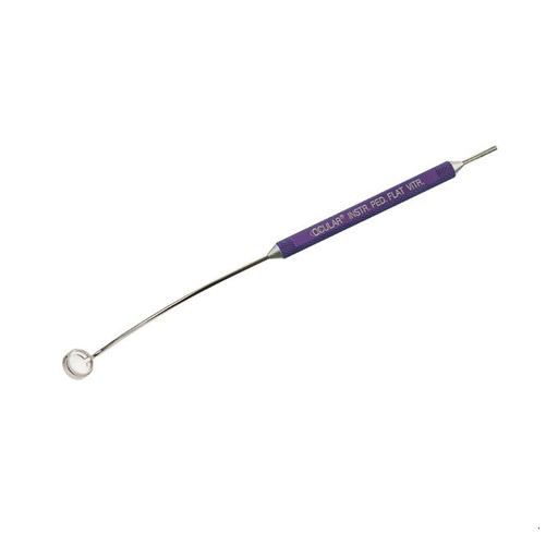[OPFVI] Lente piatta pediatrica con manico viola e infusione