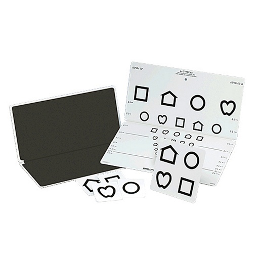 [50.025.02] Ottotipo Lea® 15 righe Lontano Pieghevole