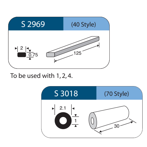 [S6918] SET banda di cerchiaggio con sleeve (S2969 + S3018) 5pz