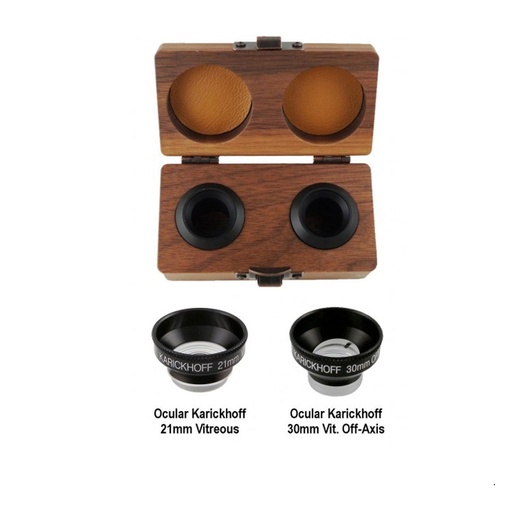 [OJK-2S] Set da 2 lenti per Vitreolisi di Karickhoff  21/30 mm