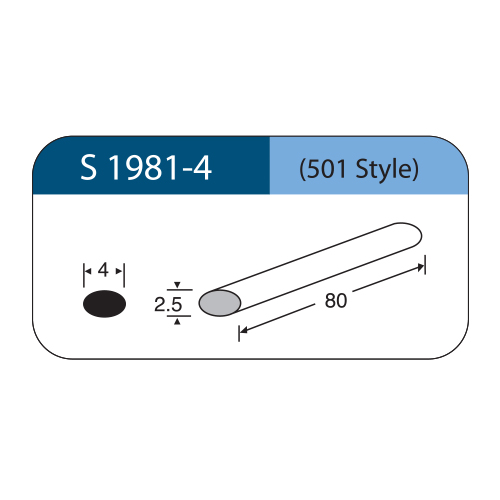 [S1981-4] Spugna sclerale in silicone STYLE 501 5pz