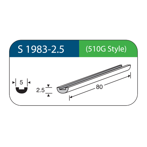 [S1983-2.5] Spugna sclerale in silicone STYLE 510G 5pz
