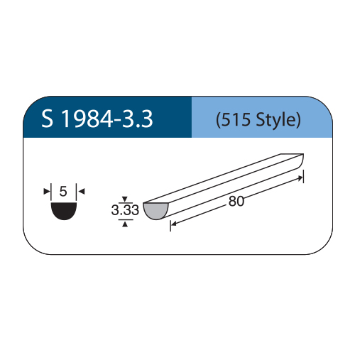 [S1984-3.3] Spugna sclerale in silicone STYLE 515