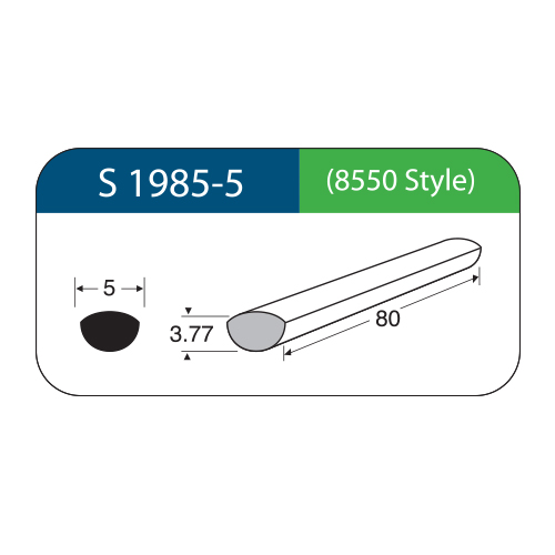 [S1985-5] Spugna sclerale in silicone di Scholda STYLE 8550 5pz