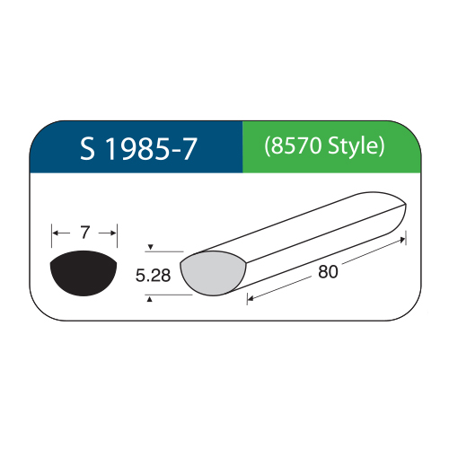 [S1985-7] Spugna sclerale in silicone di Scholda STYLE 8570