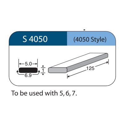[S4050] Striscia in silicone STYLE 4050
