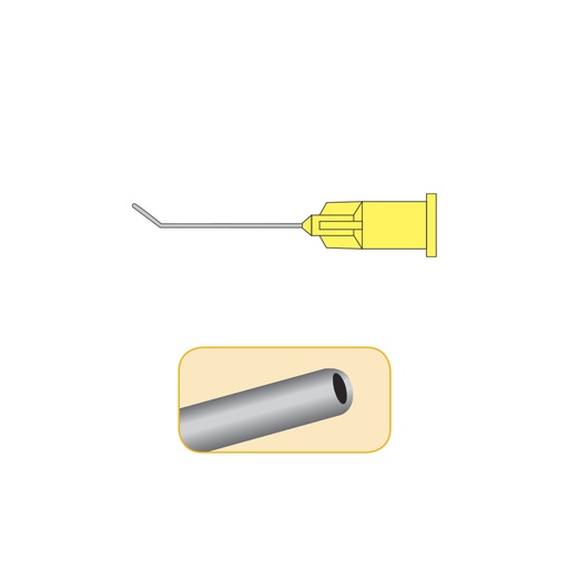 Cannula Camera Anteriore angolata 7mm 10pz