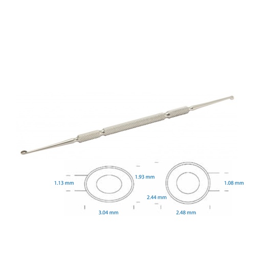 [CR05] Curette doppia estremità 10pz