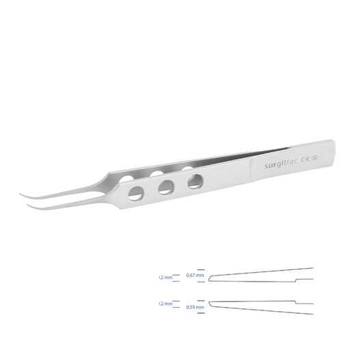 [SC105] Pinza tirafili di Troutman curva 10pz