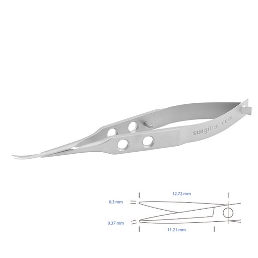 [SC110] Forbici Castroviejo Curve 10pz