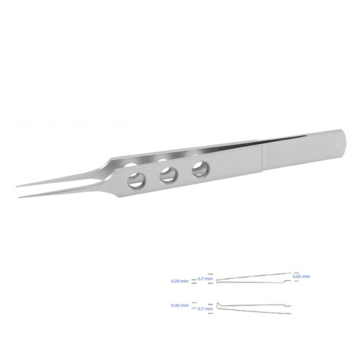[SC21] Pinza Dentata retta sottile 10pz