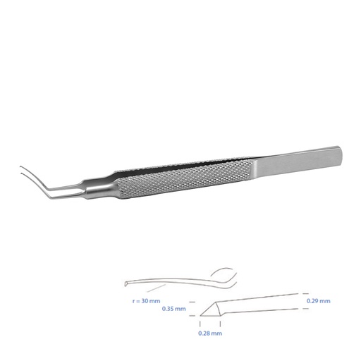 [SC34M] Pinza Capsuloressi MICS curva 10pz