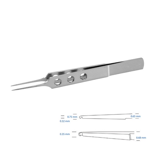 [SC49] Pinza Notched retta manipolo lungo 10pz