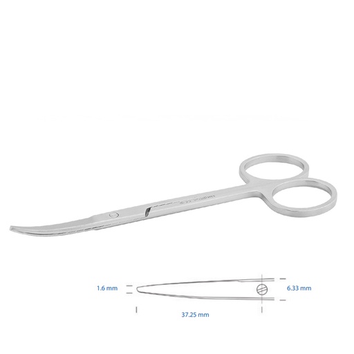 [SG35] Forbici per medicazione curve e smusse 10pz